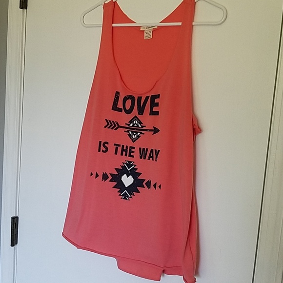 Light Pink Tank w/ Scarf - Picture 1 of 7